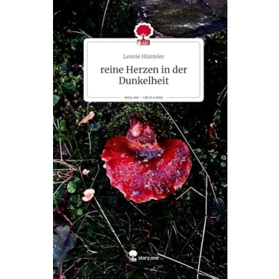 Abbildung von reine Herzen in der Dunkelheit. Life is a Story story.one