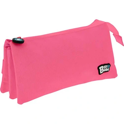 Abbildung von Grafoplas 37545454 Bits &amp; Bobs Federmäppchen, 3 Fächer, Rosa, 23,5 x 12 14 cm