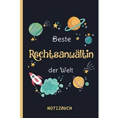 Abbildung von Beste Rechtsanwältin der Welt: A5 Notizbuch als Geschenk für eine /punktiert Geschenke zum GeburtstagGeburtstagsgeschenk Kollegin