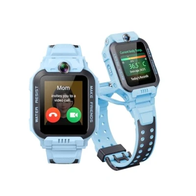Abbildung von imoo Watch Phone Z7, Kinder Smartwatch mit GPS SIM, 4G Telefon HD Video &amp; Sprachanruf, Uhr Echtzeit Tracking und 14 Tage Historie, IPX8 Wasserdicht (Blau)
