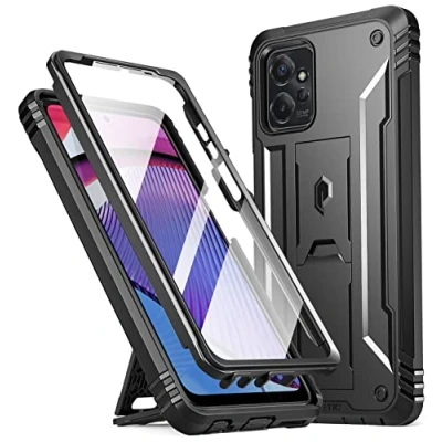 Abbildung von Poetic Revolution Schutzhülle für Motorola Moto G Power 2023 5G [nicht 2022 Version], [6,8 m mil grade Falltest], stoßfeste Ganzkörper mit Ständer und integriertem Displayschutz,