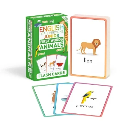 Abbildung von English for Everyone Junior First Words Animals Flash Cards (DK Junior)