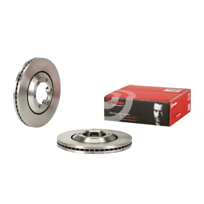 Abbildung von BREMBO 09.E537.10 Bremsscheibe 280 27 6 innenbelüftet ISUZU: D Max II Pickup