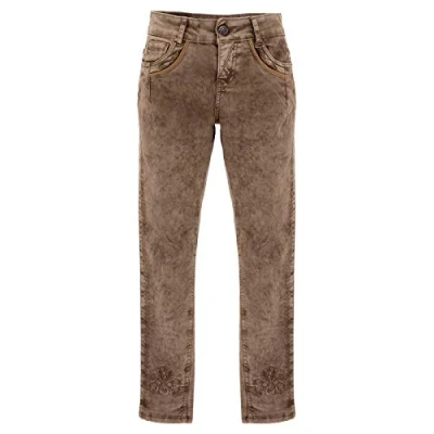 Abbildung von Hangowear Trachtenjeans Damen HENDRINA LANG schlamm