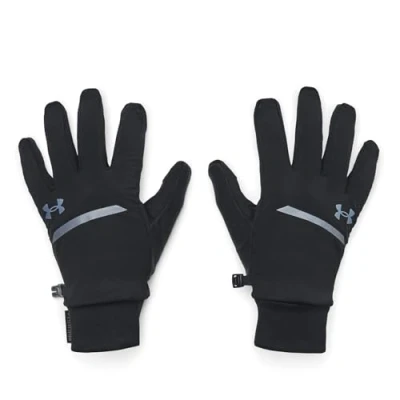 Abbildung von Under Armour Running Storm Fullfinger HAND Fingerhandschuh, Herren, Größe: Large, Schwarz