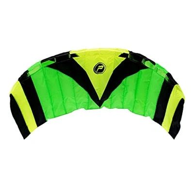 Abbildung von Lenkmatte Paraflex Sport 1.7 (grün) flugfertig ink. Schnüre. Lenkbar &amp; Leash