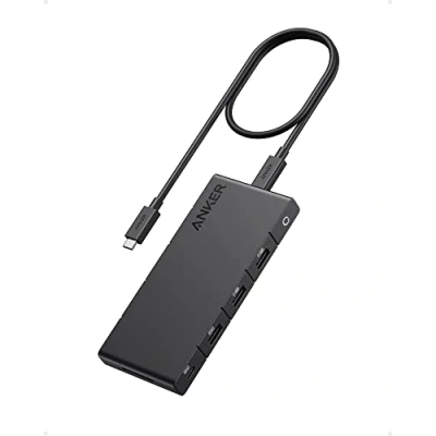Abbildung von Anker Hub 364 USB C (10 in 1, Dual 4K HDMI) Adapter zu HDMI, RJ 45 (Ethernet), SD Card, 2.0, 3.0,
