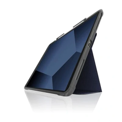 Abbildung von STM Dux Plus Schutzhülle für iPad Pro 11 Zoll (1. 4. Generation) Ultra mit Apple Pencil Aufbewahrung Mitternachtsblau