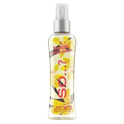 Abbildung von Body Mist by SO…? Womens Vanilla Milkshake Fragrance Spray, 100 ml