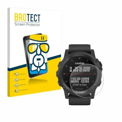 Abbildung von BROTECT Schutzglas für Garmin D2 Charlie/Tactix Charlie Schutzfolie Panzer Folie Glas [Extrem Kratzfest 9H, Anti Fingerprint, Ultra Transparent]