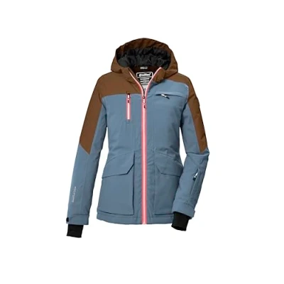 Abbildung von killtec Mädchen Skijacke/Funktionsjacke mit Kapuze und Schneefang KSW 340 GRLS SKI JCKT, jeansblau, 152, 42084 000