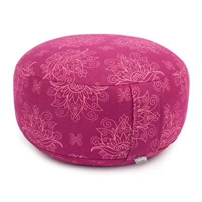 Abbildung von bodhi Meditationskissen RONDO, 32 x 20 cm Lotus, berry, Dinkel