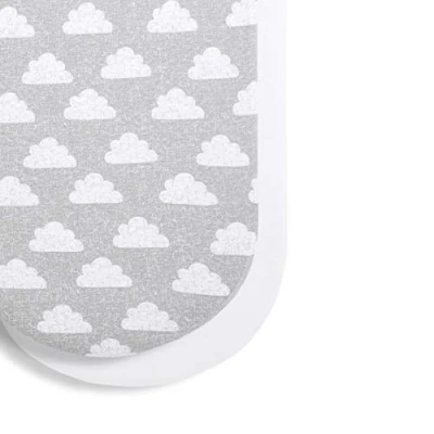 Abbildung von Snüz Moses Korb/Kinderwagen Bezug 75 x 35 cm Cloud Nine Design Leichte, Atmungsaktive &amp; Luxuriöse Baumwolle, die für Kinderwagen Körbe Geeignet ist Spannbettlaken im 2er Set