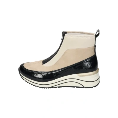 Abbildung von Remonte Keilstiefelette, Damen, Größe: 37, Black jute perlcreme Schuhe