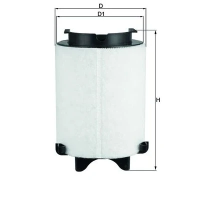 Abbildung von Mahle Knecht LX 1566/1 Luftfilter