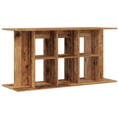 Abbildung von vidaXL Aquariumständer Altholz Optik 120x40x60 cm Holzwerkstoff, Aquarienschrank, Aquarienunterschrank, Aquarienständer, Aquariumunterschrank