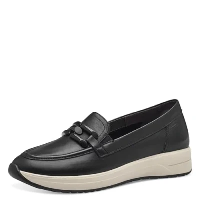 Abbildung von Tamaris Comfort Slipper, Damen, Größe: 40, Black nappa Leder
