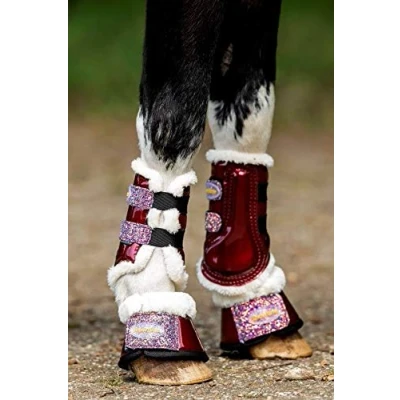 Abbildung von HB Beinschutz Gold Rush Glitter Little Sizes Burgunderrot XXXS Agradi.deVerkauft von Agradi