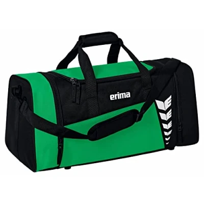 Abbildung von Erima Unisex Six Wings geräumige Sporttasche, smaragd/schwarz, M