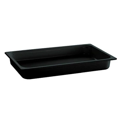 Abbildung von APS 83758 GN 1/1 Behälter ECO LINE, 53 x 32,5 cm, Tiefe 65 mm, 7,1 Liter, Melamin, schwarz