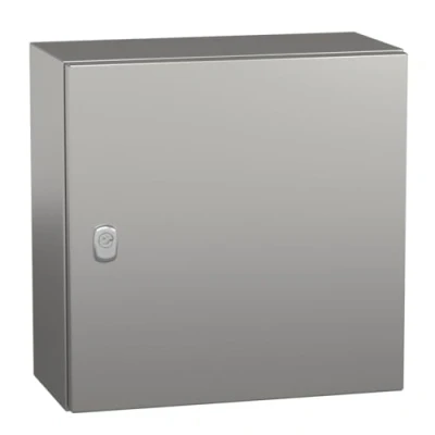 Abbildung von SCHNEIDER ELECTRIC Wandschrank S3X , Edelstahl AISI 304L, 400 x 200 mm, HxBxT, 1 Tür, ohne Montageplatte, IP66