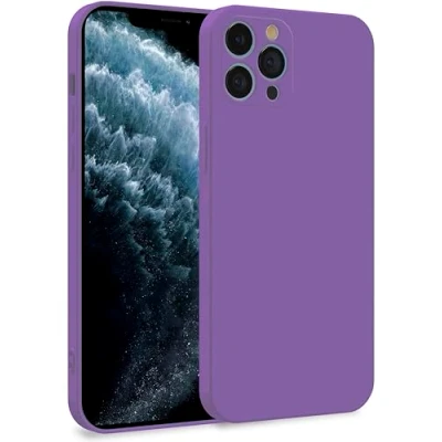 Abbildung von MyGadget Hülle kompatibel mit iPhone 11 Pro Zweilagige Handyhülle Kameraschutz Cover Innenfutter &amp; Silikon außen Lila