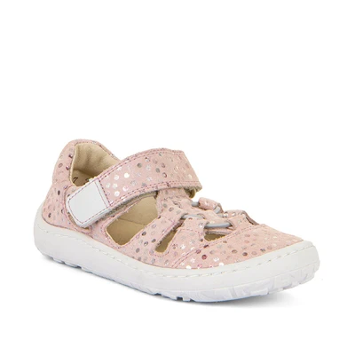 Abbildung von Froddo Barefoot Elastic Riemensandalette für Kinder, Größe: 25, Pink Schuhe