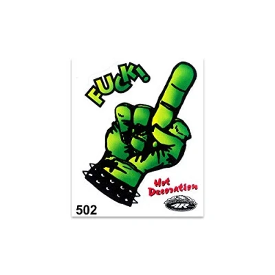 Abbildung von 4R Quattroerre.it 502 Sticker Aufkleber Fuck, 10 x 12 cm