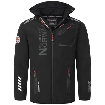 Abbildung von Geographical Norway Herren Softshelljacke Royaute black/black L