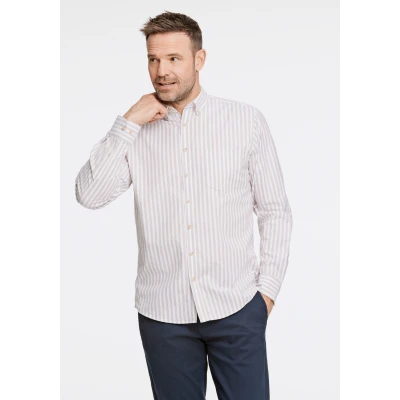 Abbildung von Jack&#039;s Sportswear Striped Hemd, Herren, Größe: 4XL, Sand