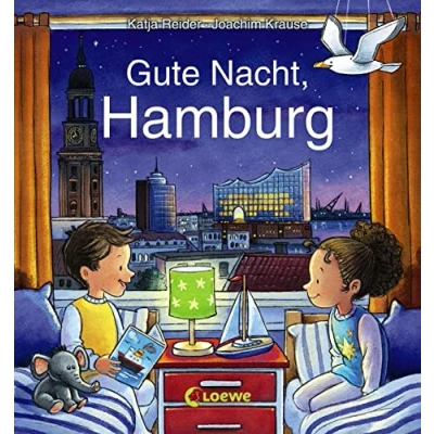 Abbildung von Gute Nacht, Hamburg: Zum Einschlafen ab 18 Monate Bilderbuch, Pappbilderbuch, Erinnerungsbuch, Geschenkbuch, Reisegeschenke (Gute Lieblingsstadt)