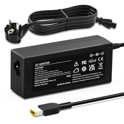 Abbildung von 45W Laptop Ladekabel für Lenovo Thinkpad G50 Z50 V110 V130 V330 T440 T450 T460 T470 L440 L450 L460 L470 IdeaPad Flex 2 3 Yoga 11 11S ADLX45NNCC3A ADLLX45DLC3A ADLX45NDC3A Ladegerät Adapter
