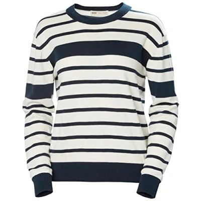 Abbildung von Helly Hansen Damen W Skagen Sweater 2.0 Pullover, Marineblau Gestreift, L