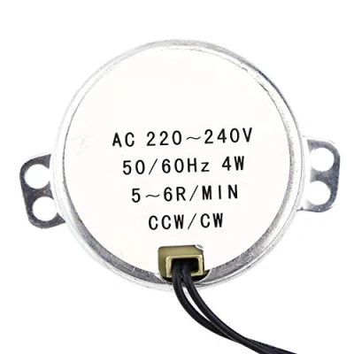 Abbildung von 1Stk Wechselstrom 220 240V 4W Synchronmotor 50 / 60Hz CCW/CW elektrischer Synchron Getriebemotor(5 6RPM)