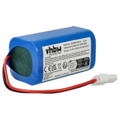 Abbildung von vhbw Akku kompatibel mit Silvercrest SSRA1 Home Cleaner Heimroboter (2600 mAh, 14,8 V, Li Ion)