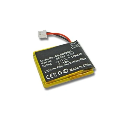 Abbildung von vhbw Akku kompatibel mit Sportdog FieldTrainer SD 425 Transmitter Hundehalsband Hunde Trainer (190mAh, 3,7V, Li Polymer)