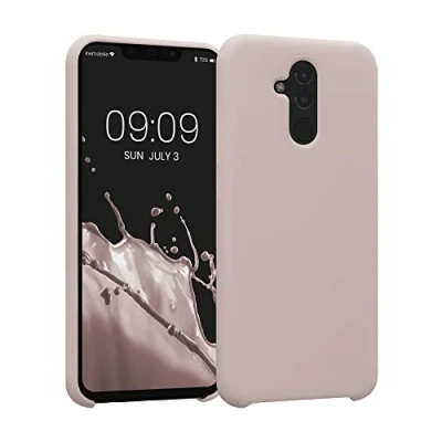 Abbildung von kwmobile Hülle kompatibel mit Huawei Mate 20 Lite Silikon Handy Case Handyhülle weiche Oberfläche kabelloses Laden Coconut Swirl