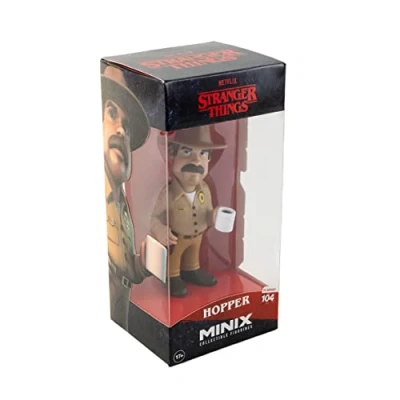 Abbildung von MINIX Collectible Figurines, Stranger Things Hopper, 12 cm Sammelfigur, Ab 17+ Jahren, Deutsch