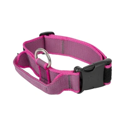 Abbildung von Julius K9 C&amp;amp G Halsband, mit Handgriff, rosa/grau, 40mm/38 53