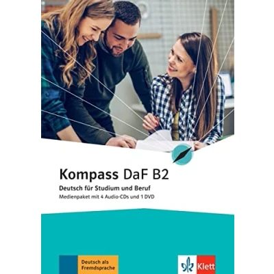 Abbildung von Kompass DaF B2: Medienpaket (4 Audio CDs + DVD) (Kompass DaF: Deutsch für Studium und Beruf)
