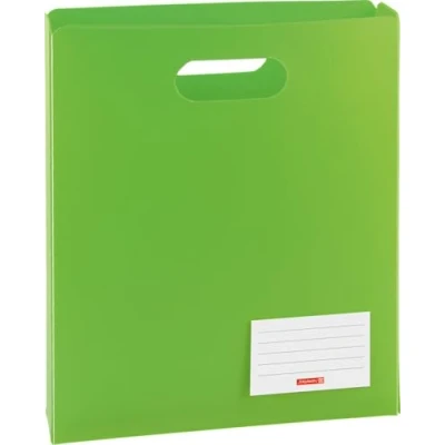 Abbildung von Brunnen 104163552 Heftbox FACT!pp (25 x 31 5 cm, aus transluzente PP Folie für A4 Hefte und Schnellhefter, oben offen) grün / kiwi