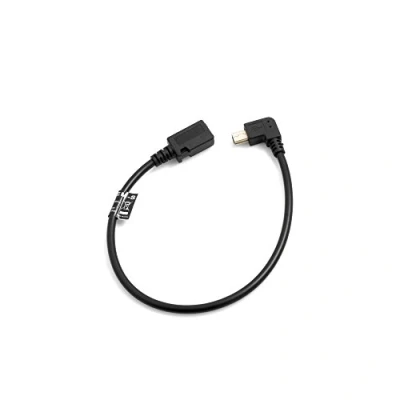 Abbildung von SYSTEM S Mini USB Winkel Kabel auf Micro Buchse, 27 cm