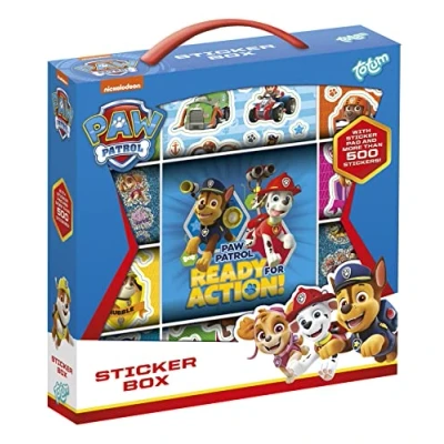 Abbildung von Paw Patrol Stickerbox mit über 1000 Stickern