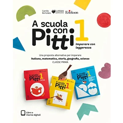 Abbildung von A Scuola Con Pitti. Italiano, matematica, storia, geografia e scienze. Per la elementare. espansione online (Vol. 1) (I materiali)