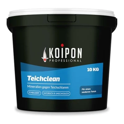 Abbildung von KOIPON Teichclean 10 kg Teichschlammentferner, Biologischer Abbau von Teichschlamm, Teichreinigung Laub, Schlamm und Ablagerungen, für Fischteich oder Gartenteich