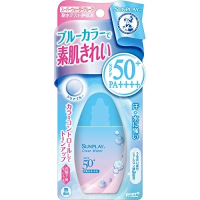 Abbildung von Mentholatum Sunplay Clear Water Blue Color Unscented SPF50+ PA++++ 30g