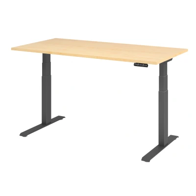 Abbildung von Hammerbacher Schreibtisch XDKB16 Ahorn/Graphit