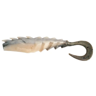 Abbildung von Berkley Gulp! Nemesis Prawn Curl Tail 5in Shad (3 Stück) Natural Shrimp Gummifisch