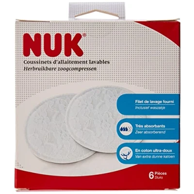 Abbildung von Nuk 700623 Still Einlagen, Waschbar, 6 Stück