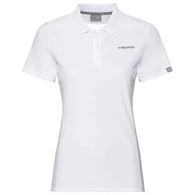 Abbildung von HEAD M dchen Club Tech Polo Shirt Tennisbekleidung, Weiß, size 164